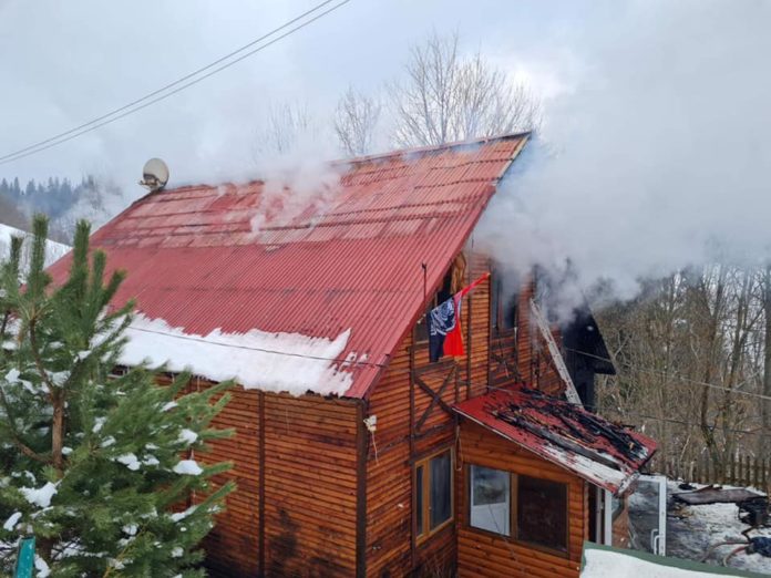 На Львівщині у пожежі згорів житловий будинок На Львівщині у пожежі згорів житловий будинок