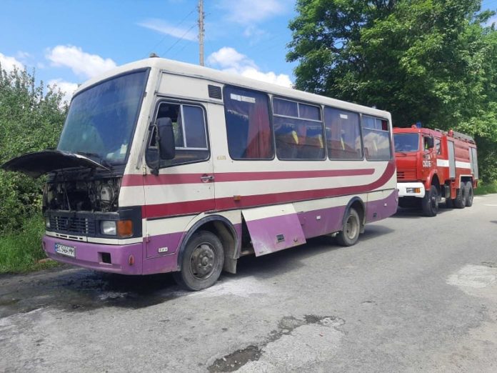 На Стрийщині у рейсовому автобусі сталася пожежа На Стрийщині у рейсовому автобусі сталася пожежа