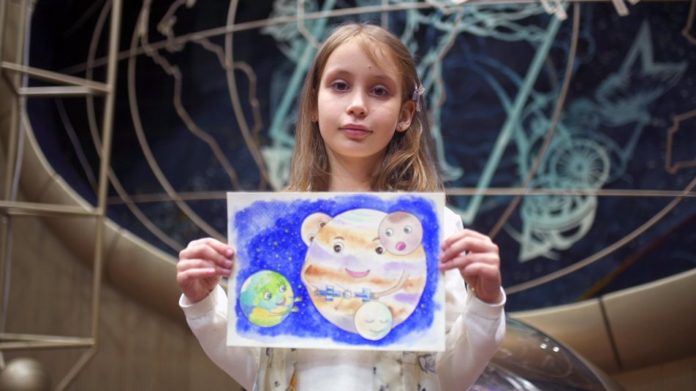 Малюнок восьмирічної українки нанесуть на космічну ракету Arian-5 