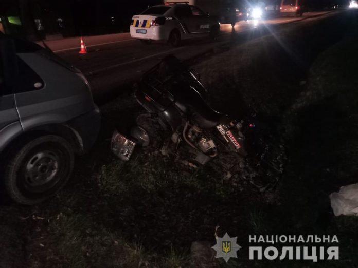 На Стрийщині в ДТП постраждали водій квадроцикла та його пасажир