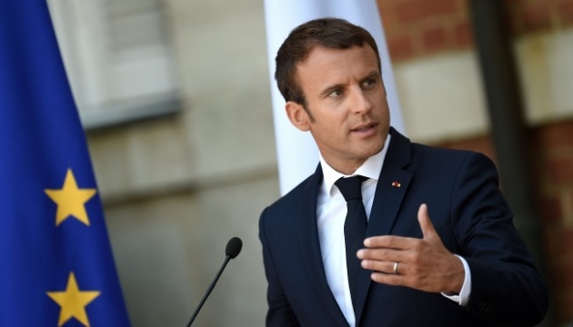 The Pesident of France Emmanuel Macron visits in Bulgaria.