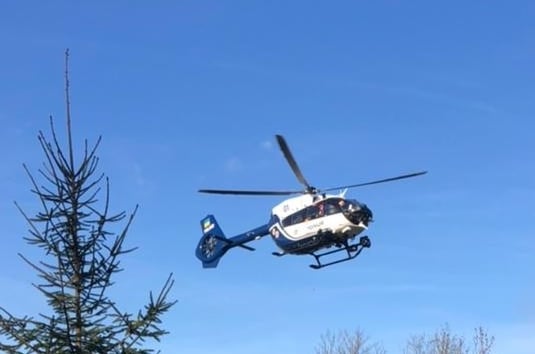 Гелікоптером із Золочівщини до львівської лікарні доправили жінку з інсультом