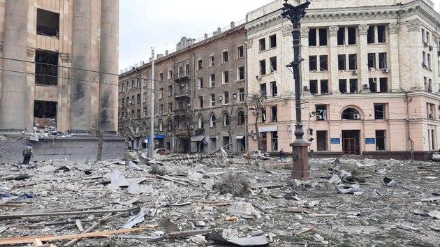 Російські окупанти знищили у Харкові 400 багатоповерхівок