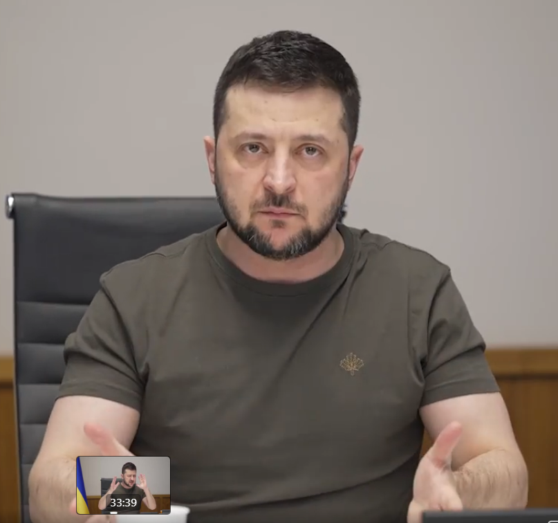 "Навіть у Чеченські війни я не бачив таких страшних кадрів" - Зеленський про напад рф на Україну