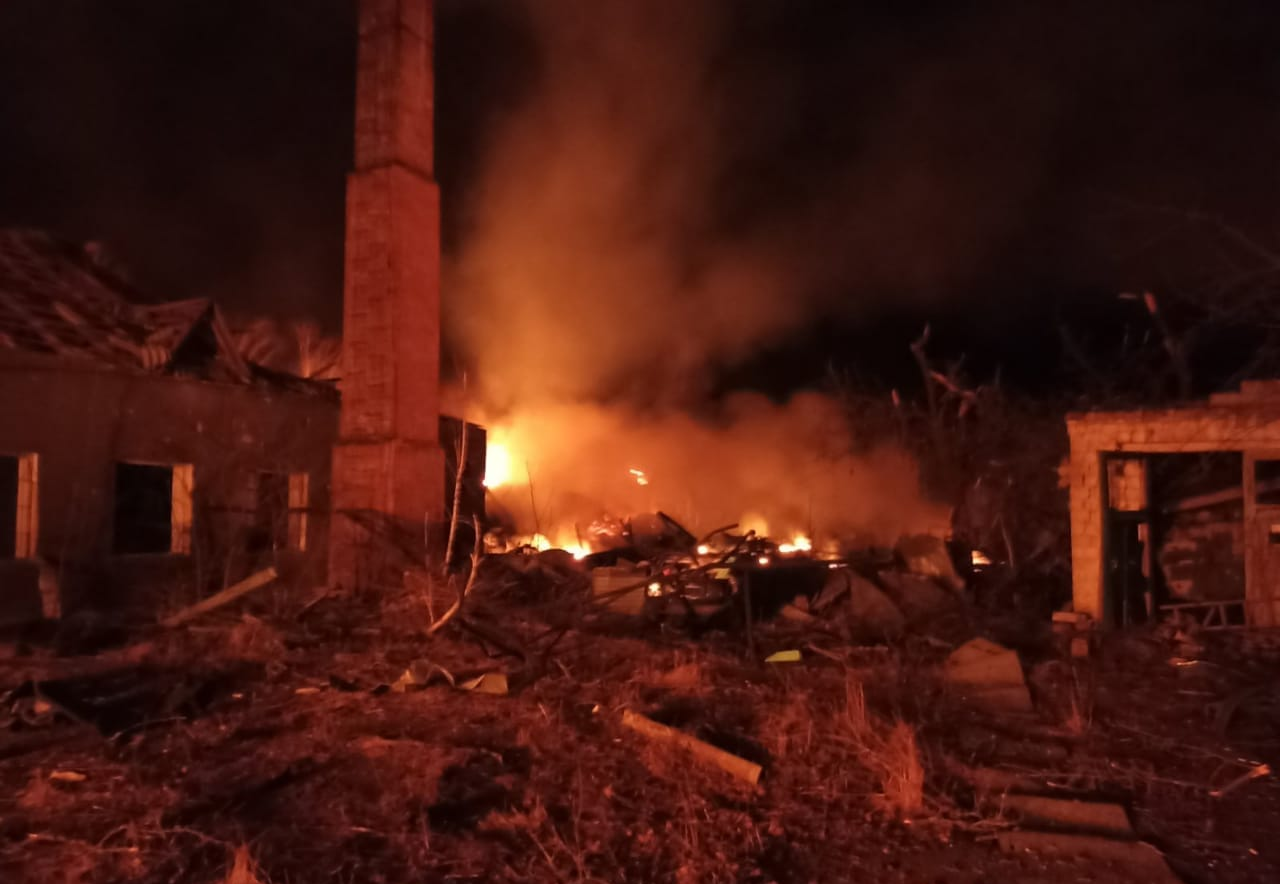 Під Житомиром внаслідок нічних обстрілів знищено 7 будівель
