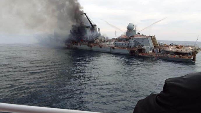 СБУ допитала окупанта, який брав участь у порятунку з крейсера «Москва» (відео)
