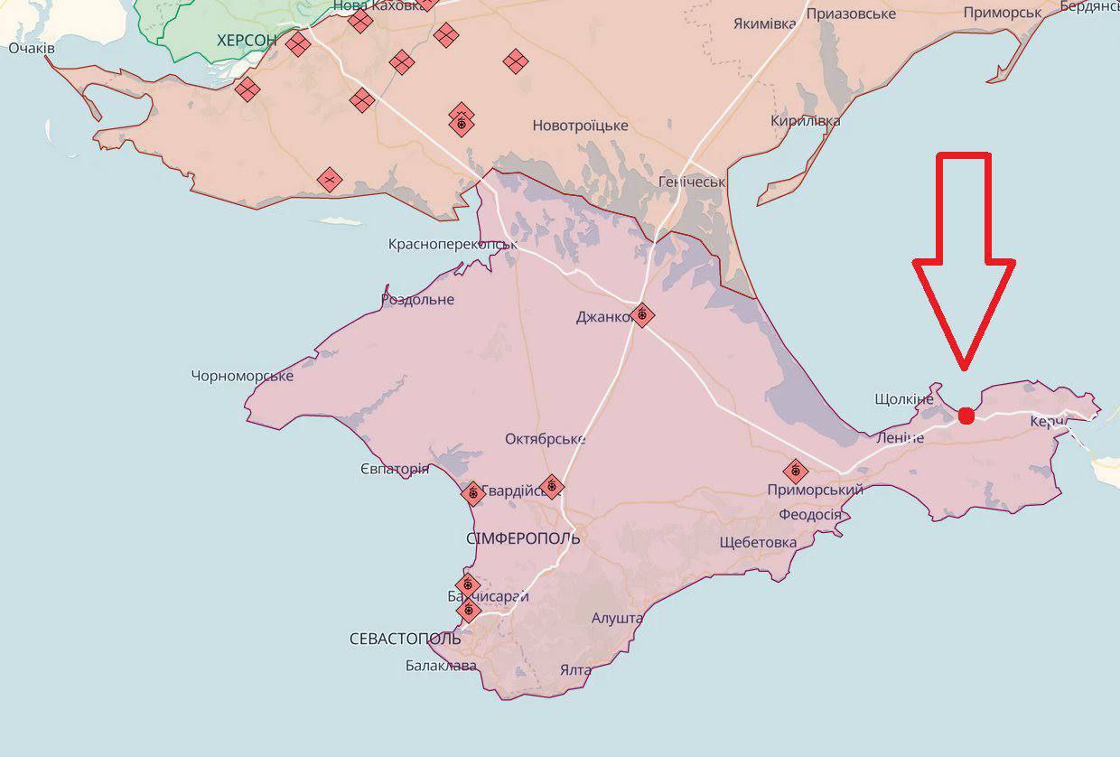 карта крим