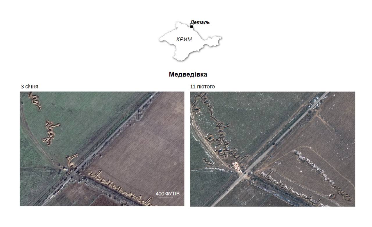 У Криму окупанти роблять окопи та риють систему захисних укріплень - 3