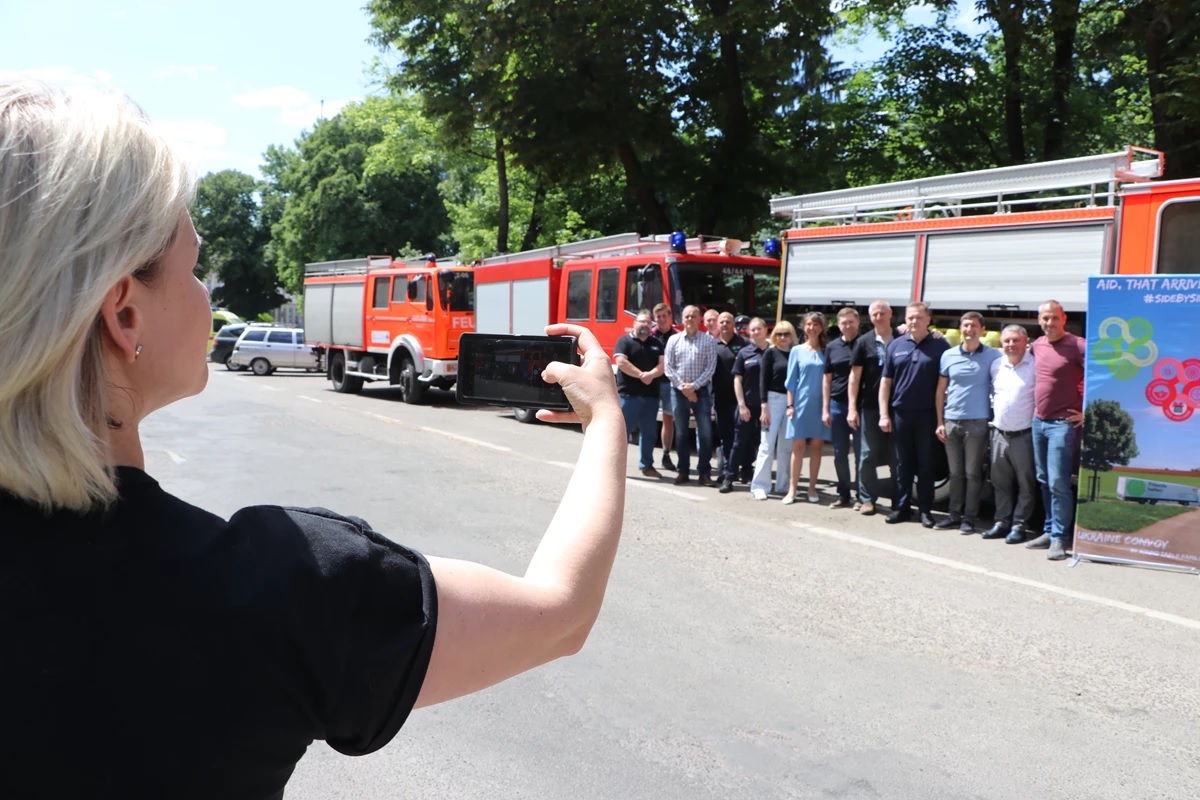Львівщина отримала від німецьких благодійників 4 пожежні авто - 7