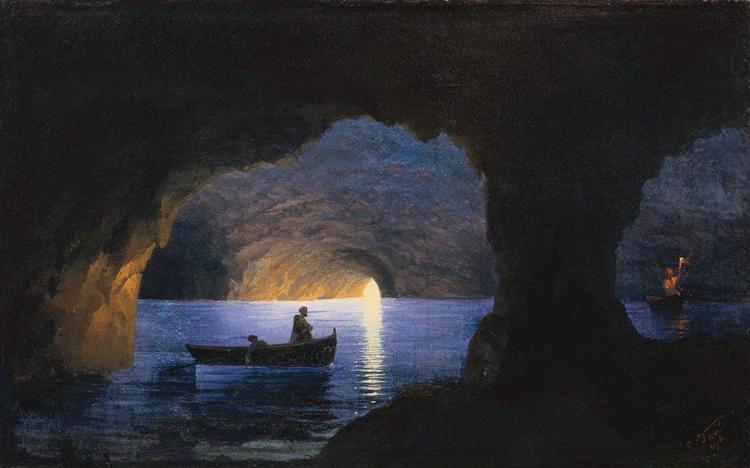 Іван Айвазовський. «Лазурний грот. Неаполь», 1841 р.