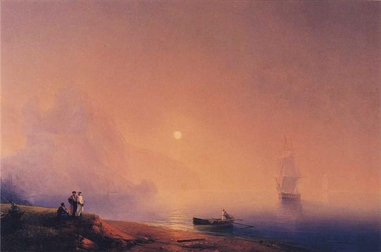 Іван Айвазлвський. «Місячна ніч у Криму», 1862 р.