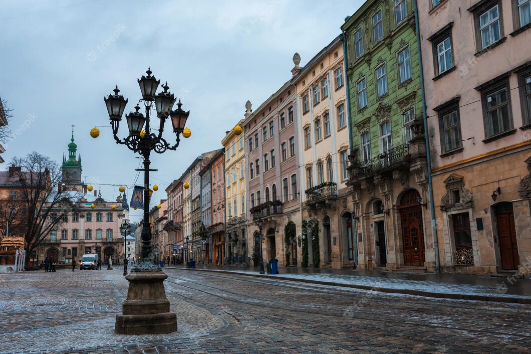 lviv-ukraine-rainy-weather-at-town-market-square-with-lamposts-and-cobbled-streets-on-lviv-s-old-town-is-a-part-of-unesco-world-heritage-list_195122-421