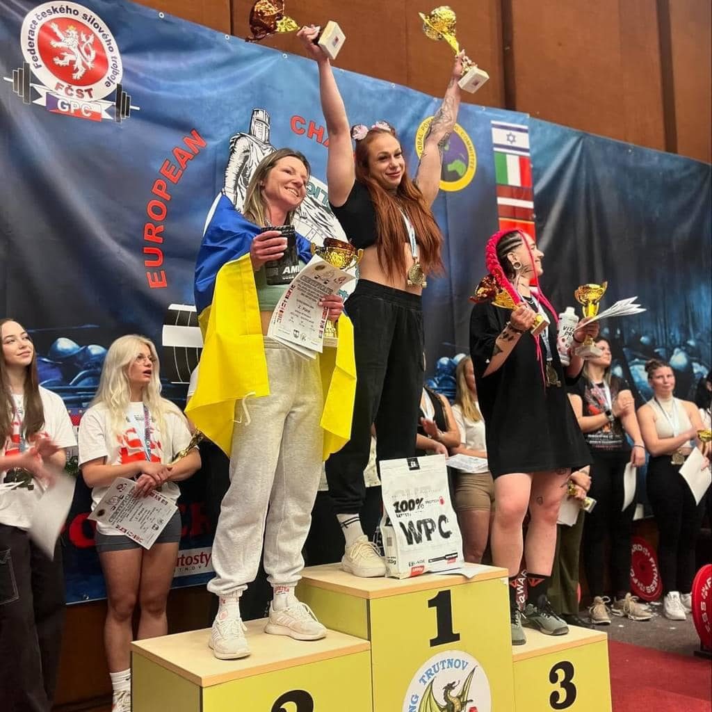 Роксолана Бусько стала призеркою чемпіонату Європи з пауерліфтингу
