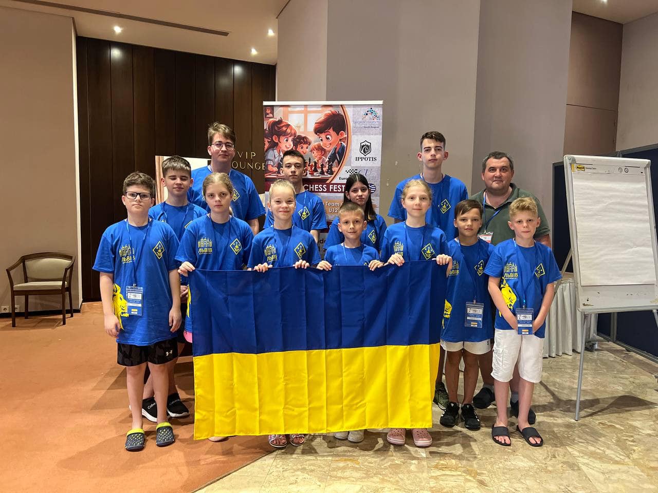 Одинадцять шахістів КЗ ДЮСШ «Дебют» представляють України на командному чемпіонаті Європи з шахі