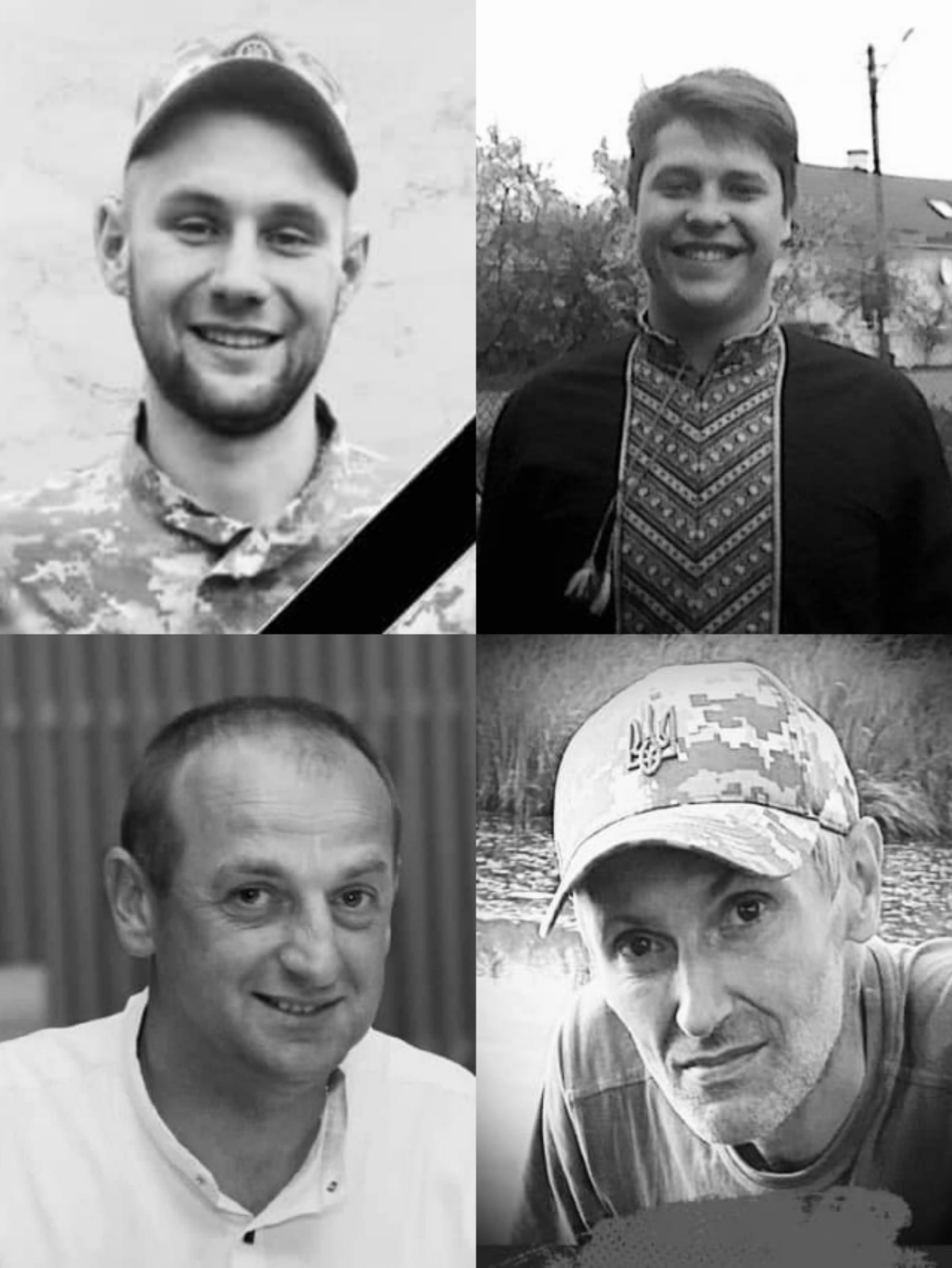 На Львівщині 27 червня поховають чотирьох полеглих воїнів