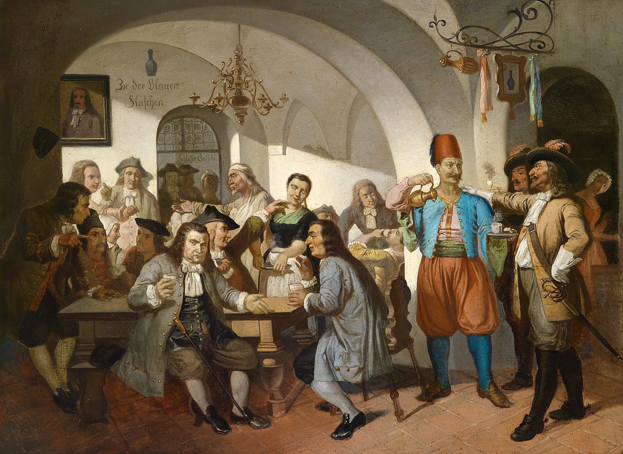 1280px-Zu_den_blauen_Flaschen_painting_c1900