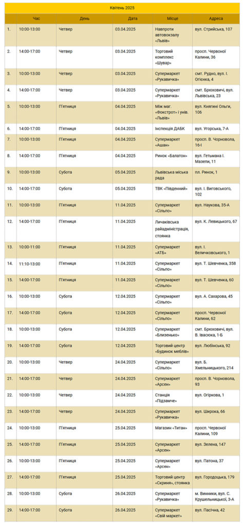 Як у квітні працюватиме львівський Екобус — графік - 2