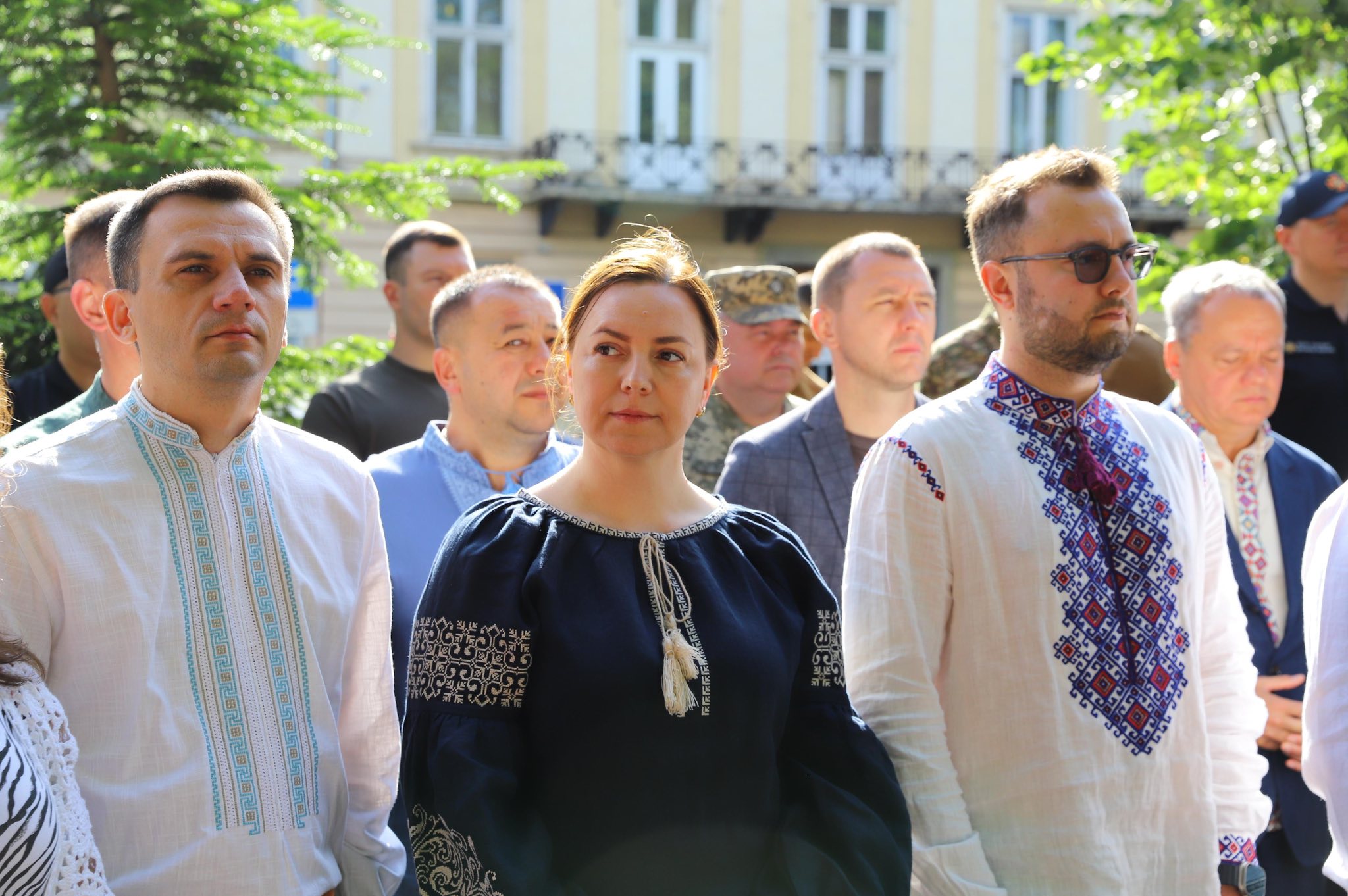 З нагоди Дня Конституції у Львові урочисто підняли національний прапор - 3