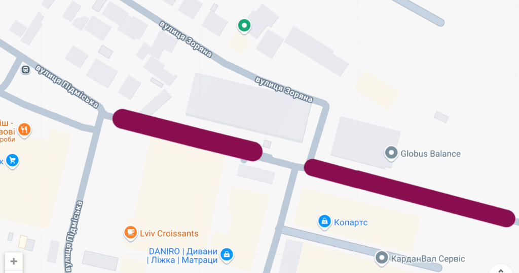 Шість львівських вулиць перекриті для руху транспорту (огляд) - 4