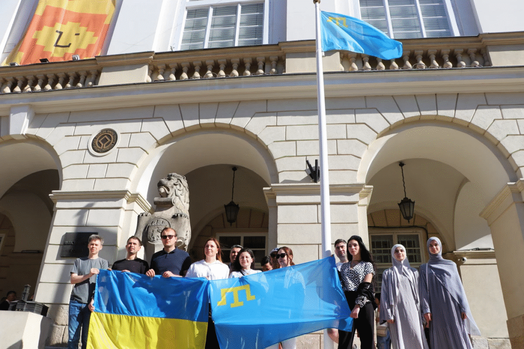 На Львівщині відзначили День кримськотатарського прапора - 2
