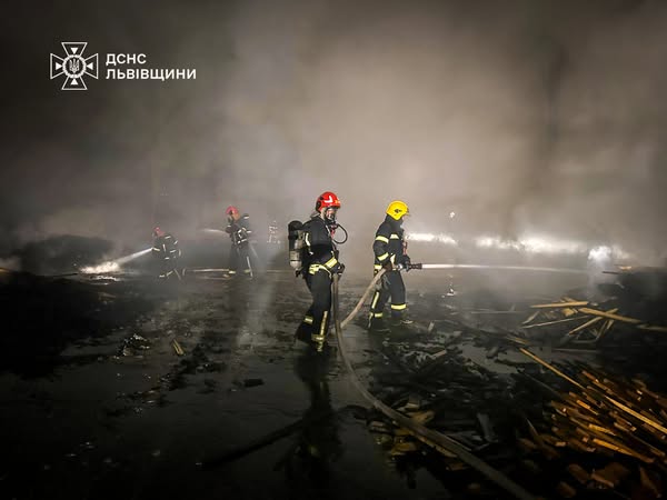 На Львівщині горіло деревообробне підприємство - 3