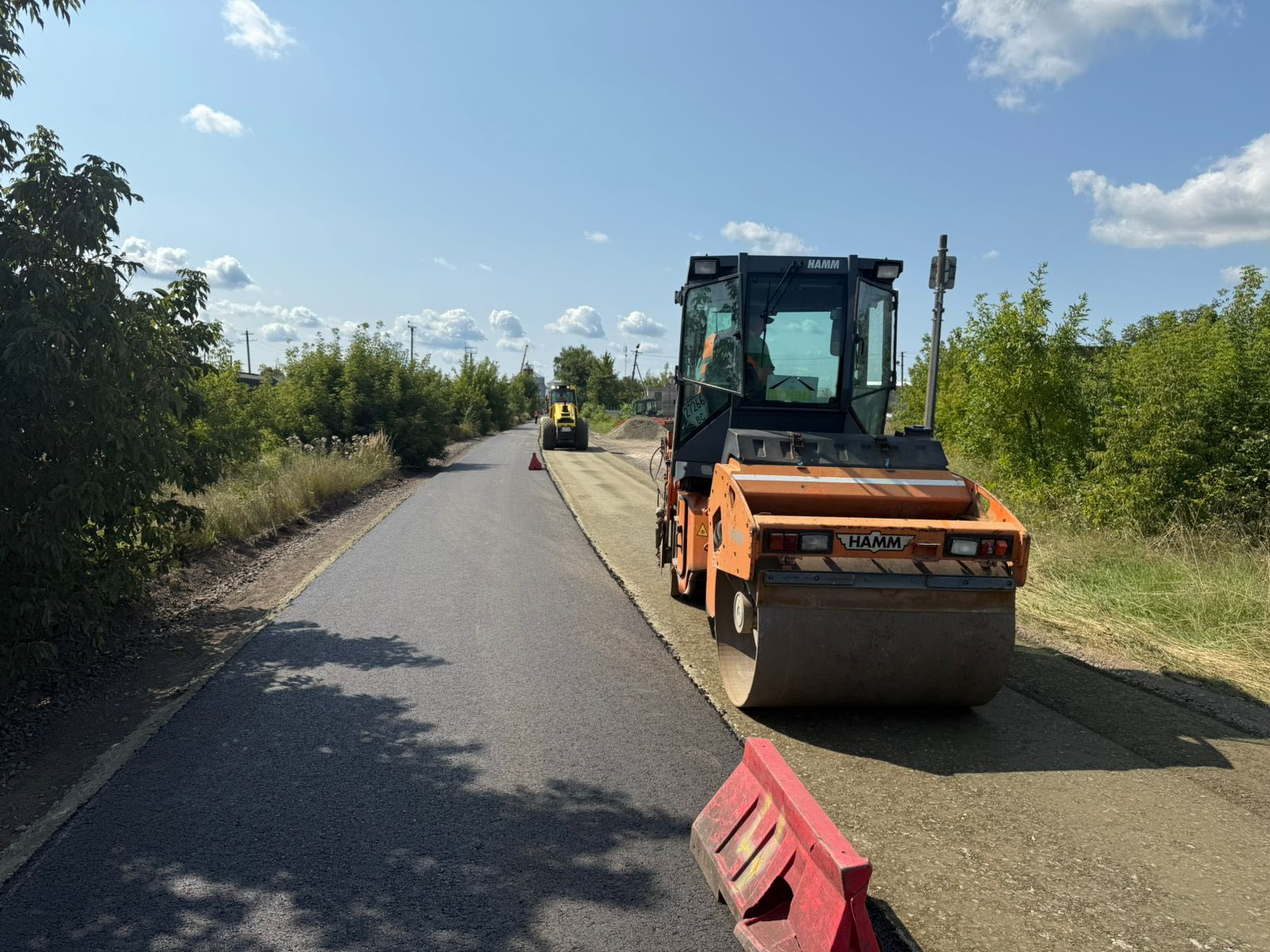 ремонт дороги