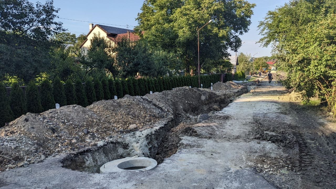 будівництво каналізації