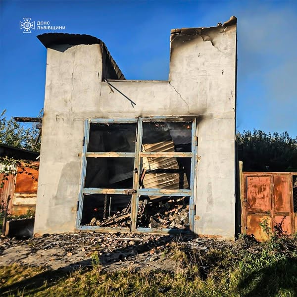 За добу на Львівщині сталося дві пожежі в господарських будівлях - 2
