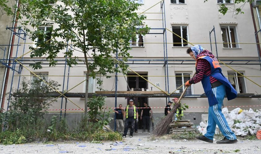 наслідки російського обстрілу по Львову