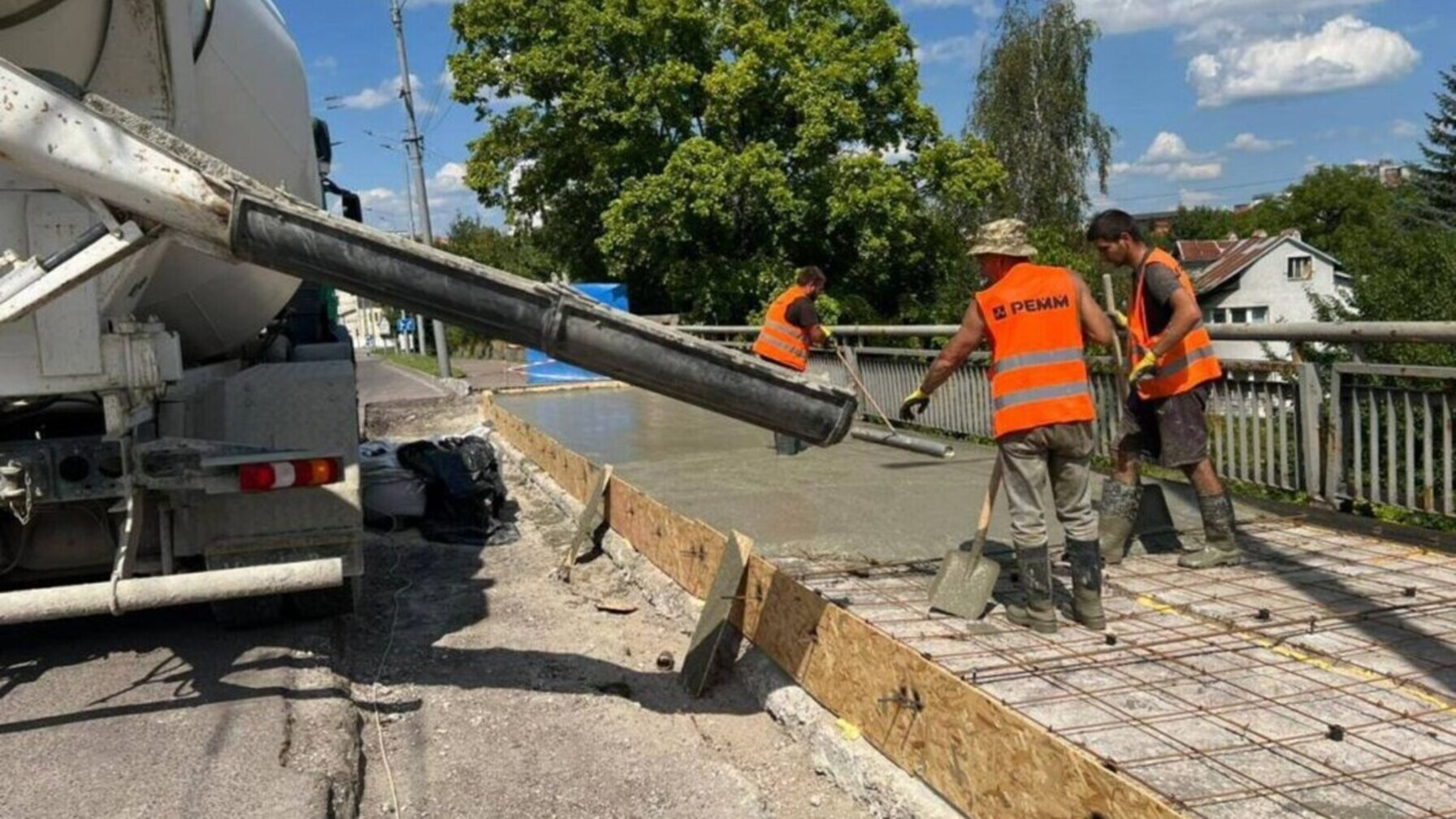 ремонт дороги