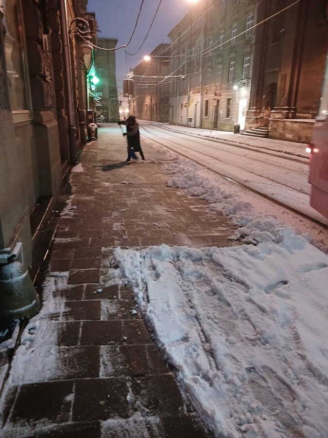 Вночі на вулицях Львова прибирало 68 одиниць техніки та понад 1 тис двірників - 7