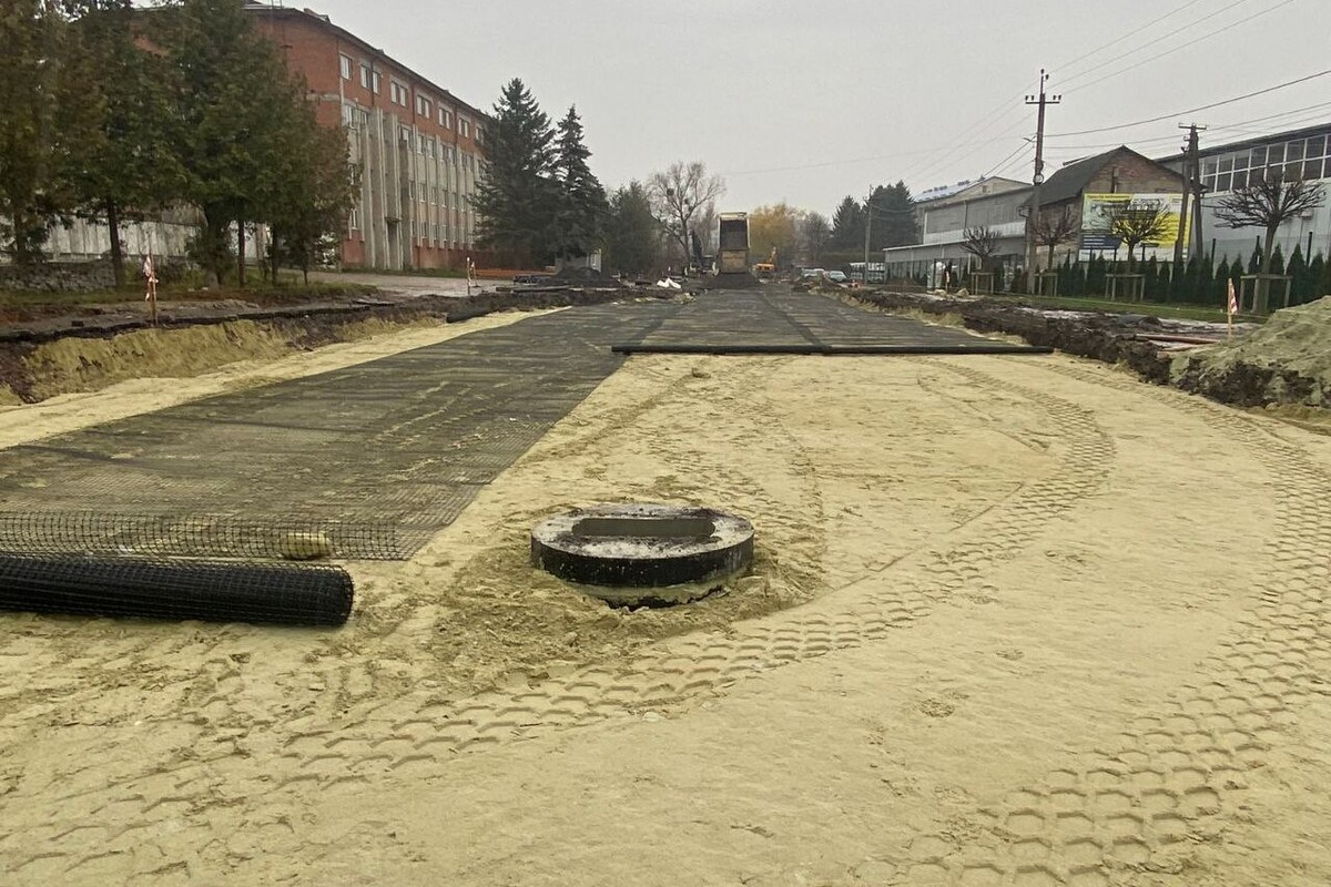 ремонт дороги