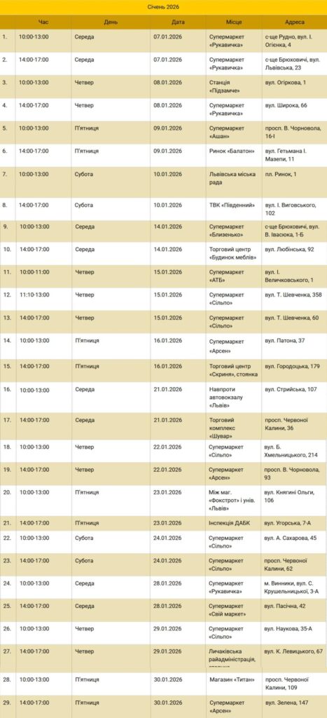 Як працюватиме львівський Екобус у січні — графік - 1