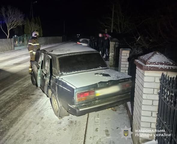 На Львівщині нетверезий водій спричинив ДТП: постраждав пасажир - 1