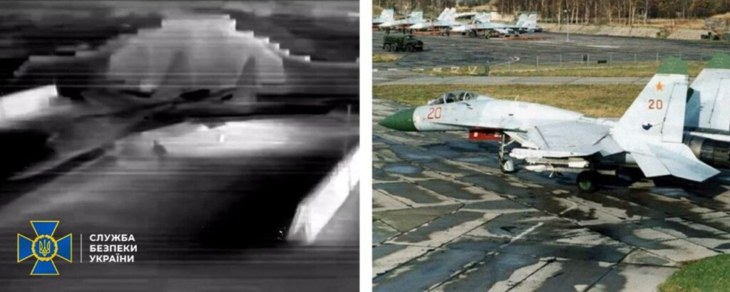СБУ уразила два російські літаки Су-27 на аеродромі Бельбек - 1