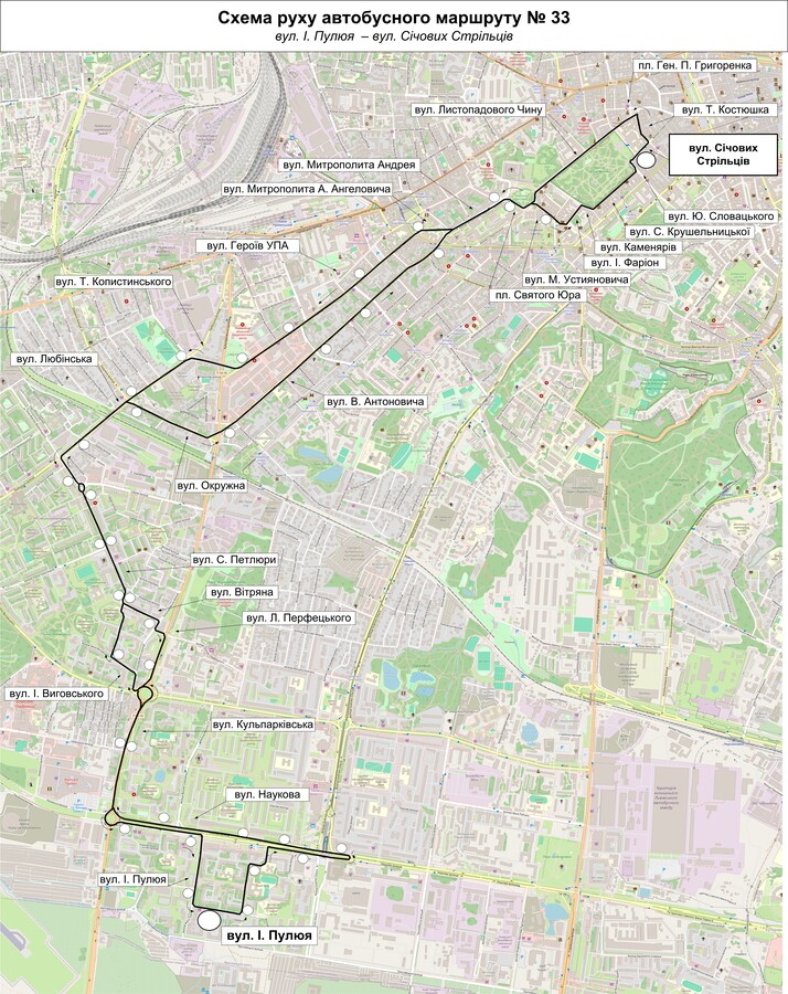 У Львові продовжать автобус №33 - 1
