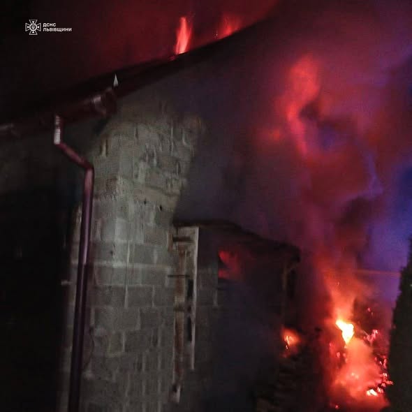 На Львівщині рятувальники ліквідували пожежу електромобіля та масштабну пожежу в гаражі - 2