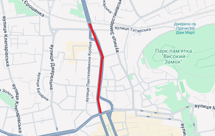Через ремонт у Львові перекриють частину проспекту Чорновола - 1