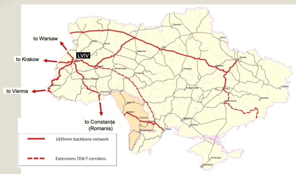 «Зі Львова в будь-яку країну ЄС»: які переваги євроколії для львівʼян та коли може зʼявитися міська електричка - 1