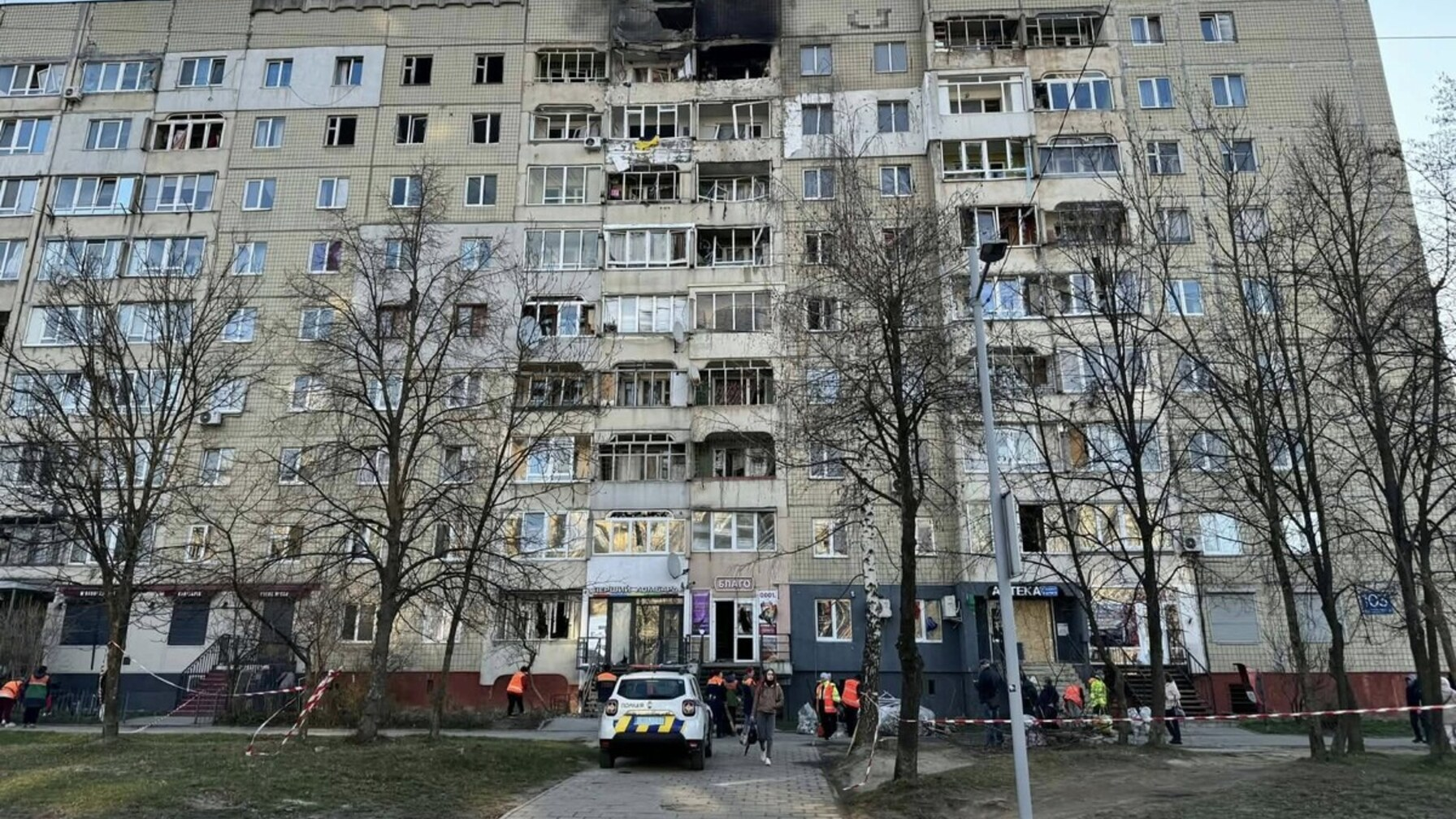 Наслідки обстрілу