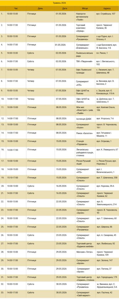 Як у травні працюватиме львівський Екобус — графік - 1