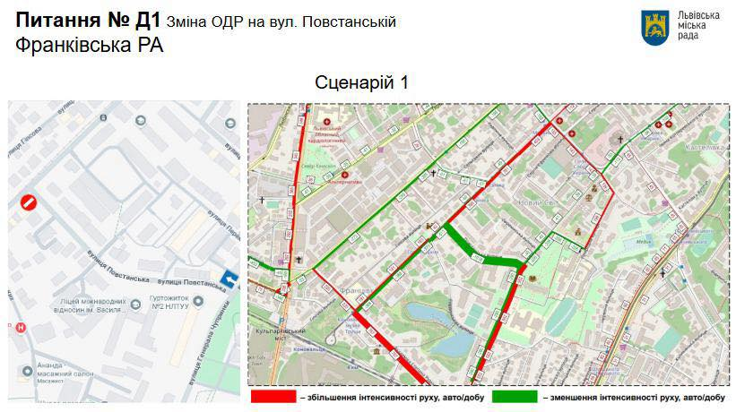 У Львові змінять організацію руху на низці вулиць - 2
