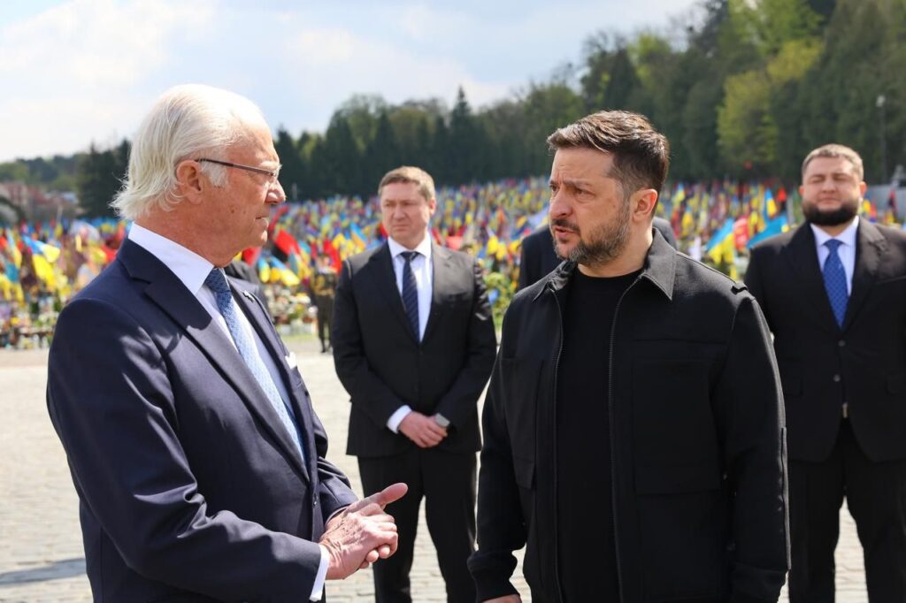 У Львові Володимир Зеленський зустрівся з королем Швеції - 1