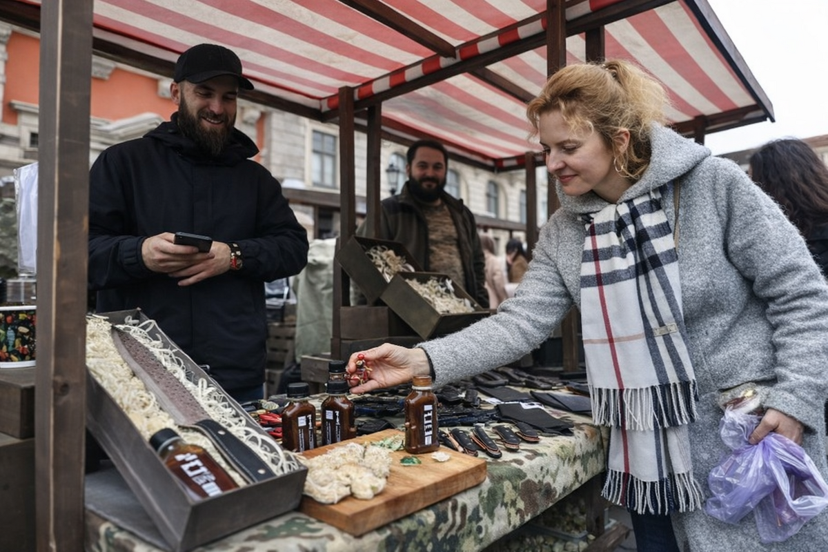 «Це не тільки про бізнес, а й про повернення до себе»: як у Львові зʼявились ветеранські ярмарки