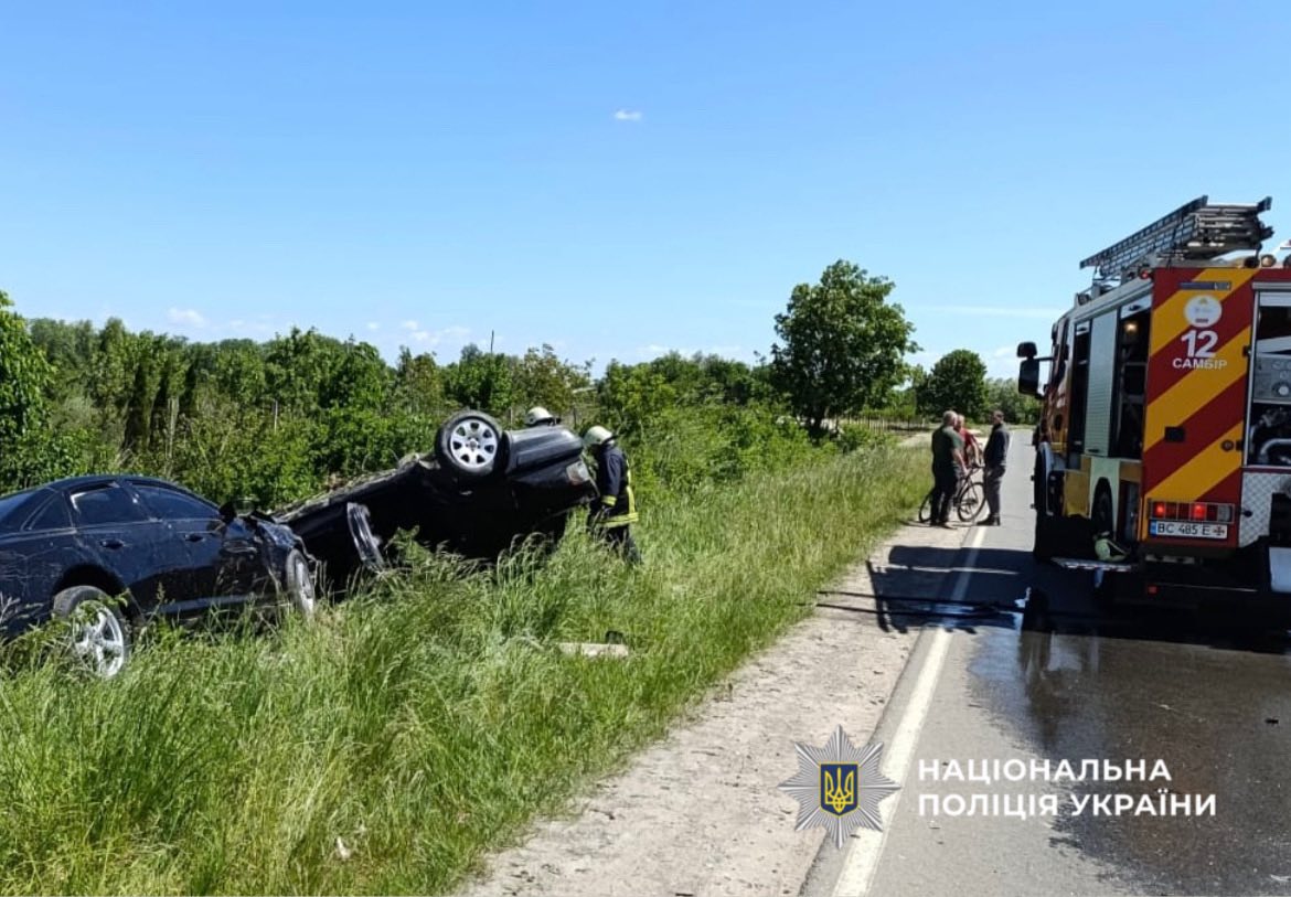 У Самборі внаслідок зіткнення двох Audi загинув 30-річний водій - 1