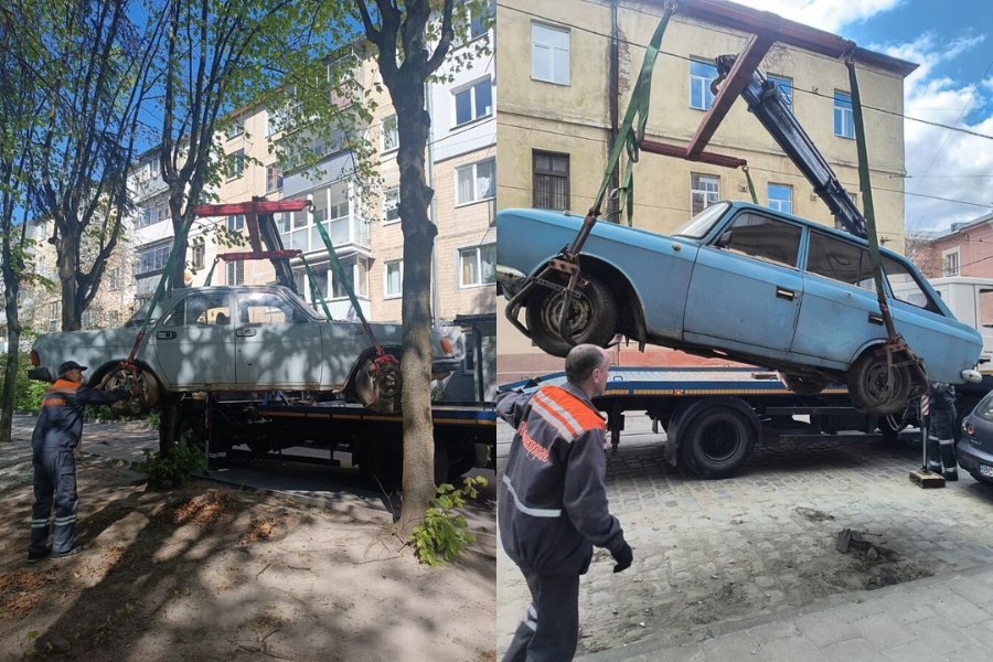 покинуте авто