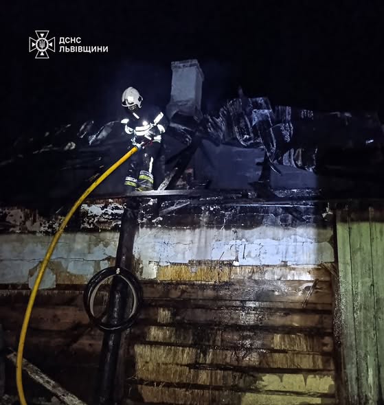 На Львівщині горів одноповерховий житловий будинок - 1
