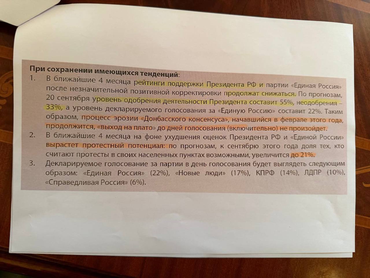Зеленський показав фото документів, які потрапляють на стіл Путіна - 2