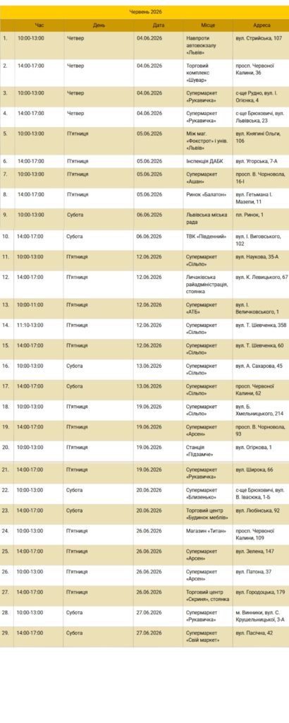 Як працюватиме львівський Екобус у червні — графік - 1