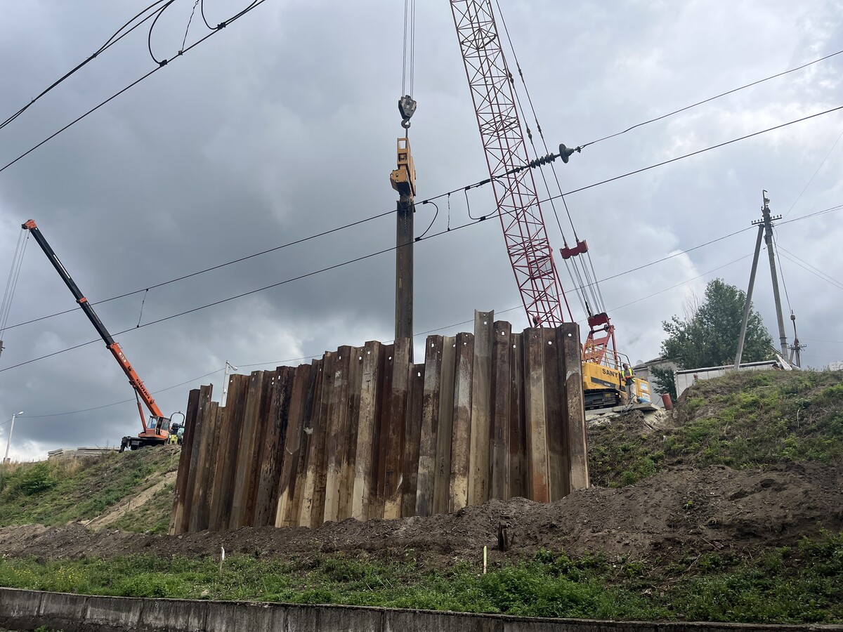 У Львові триває будівництво шляхопроводу на вулиці Шевченка - 7
